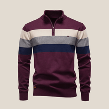 Baptiste™ - Eleganter Herrenpullover in Rouge Vin