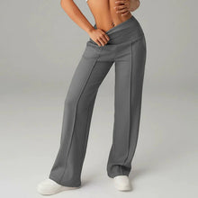 Ines | Comfort Wide-leg Hose in Grau