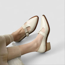 Lena | Bequeme Orthopädische Mary Janes in Beige