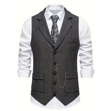 Sommerfeld | Komfortable Tweedweste in Onyx-Schwarz
