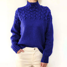 Chasie | Bequemer Rollkragenpullover in Blau