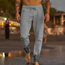 Marcel – Bequeme Damenhosen aus Leinen in Grau