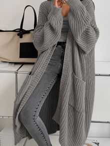Leni | Butterweich Wohlfühl-Cardigan in Grau