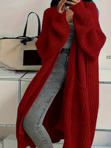 Leni | Butterweich Wohlfühl-Cardigan in Rot