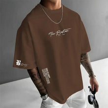 Sommerfeld | Urbanes Oversize-T-Shirt mit Grafikdruck in Braun