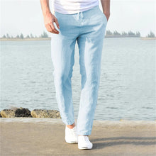 Frankie | Bequeme Kordelzug Hose in Hellblau