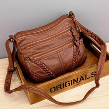Andy | Tasche aus weichem Leder in Braun