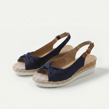 Candy - Orthopädische Peep-Toe Sandalen in Blau