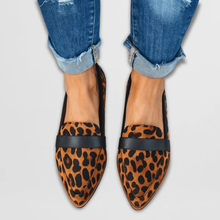 Carla | Damen Weiche Loafer in Leopard