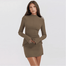 Caroline - Reverskleid in Khaki