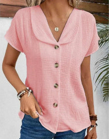Casia™ - Schicke Herbstbluse in Rosa