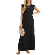 Cataleya | Knitterfreies Kleid in Schwarz