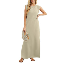 Cataleya | Knitterfreies Kleid in Khaki