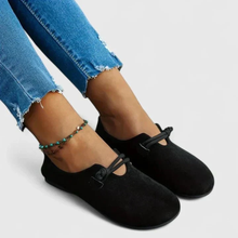 Cordula | Damen Bequeme Slip-On sandalen in Schwarz