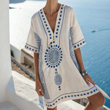 Mélina-Tunika – Rosace aus Santorini in Modell