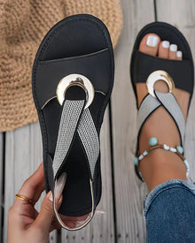 Albie | Aktive Support-Sandalen in Schwarz