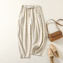 Zerelda - Die Stilvolle Lenin Hose in Beige