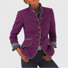 Helena | Damen Elegante Strickjacke für Büro in Lila
