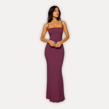 Nora | Damen elegantes Abendkleid Maxi für formale Anlässe in Lila