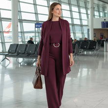 Laura | Damen Elegantes Anzug-Set zum Kombinieren in Rot