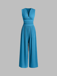 Mia | Damen elegantes Herbstkleid für Freizeit und Abende in Blau