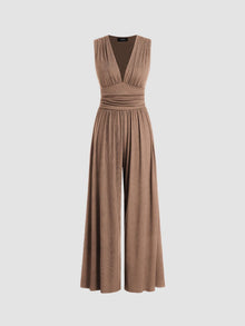 Mia | Damen elegantes Herbstkleid für Freizeit und Abende in Braun