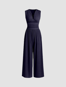 Mia | Damen elegantes Herbstkleid für Freizeit und Abende in Marineblau