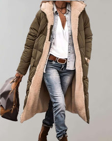 Luisa | Damen Gesteppte Pufferjacke für den Herbst in Army Green