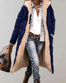 Luisa | Damen Gesteppte Pufferjacke für den Herbst in Marineblau