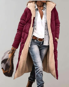 Luisa | Damen Gesteppte Pufferjacke für den Herbst in Rot