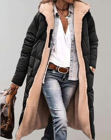 Luisa | Damen Gesteppte Pufferjacke für den Herbst in Schwarz