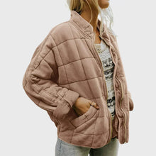Charlotte | Damen Gesteppte Übergangsjacke für Alltag in Khaki