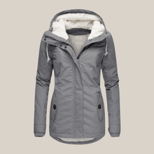 Marie | Damen Herbst-Jacke mit warmer Fütterung in Grau