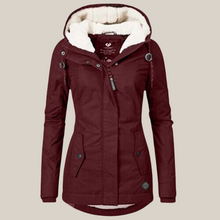 Marie | Damen Herbst-Jacke mit warmer Fütterung in Rot