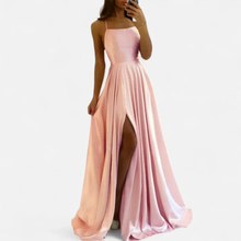 Lena | Damen Hochzeitsgast Maxikleid für den Herbst in Rosa
