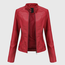Ida | Damen Kurze Jacke für den Übergang in Rot