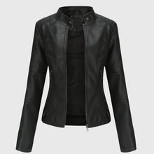 Ida | Damen Kurze Jacke für den Übergang in Schwarz