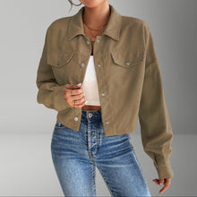 Alina | Damen Lässige Jacke für den Alltag in Hellbraun