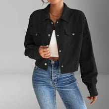 Alina | Damen Lässige Jacke für den Alltag in Schwarz