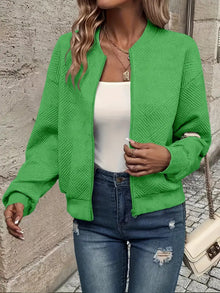 Fiona | Damen Leichte Jacke im Casual-Stil für Sommer in Grün