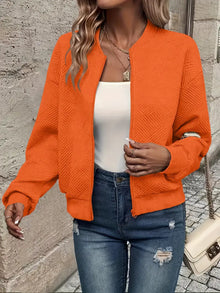 Fiona | Damen Leichte Jacke im Casual-Stil für Sommer in Orange
