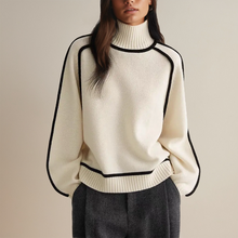 Katharina | Damen Lockerer Pullover für Alltag und Freizeit in Weiß