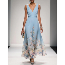 Ella | Damen Maxikleid für Hochzeitsgäste im Sommer in Hellblau