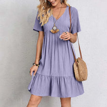 Anna | Damen Sommerkleid im A-Linien-Stil in Lila