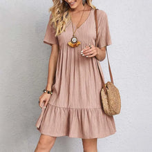 Anna | Damen Sommerkleid im A-Linien-Stil in Rosa