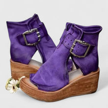 Ida | Damen Stiefel im klassischen Stil für Herbst in Lila