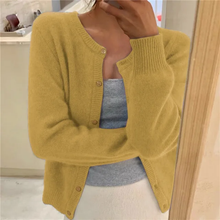 Nina | Damen Strickweste für jeden Tag in Gelb