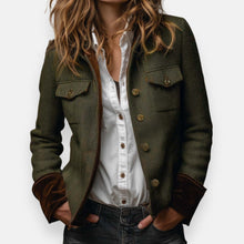 Emilia | Damen Übergangsjacke im Utility-Stil in Armeegrün
