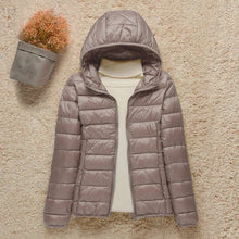 Luisa | Damen Ultraleichte Daunenjacke für Herbst in Braun