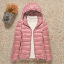 Luisa | Damen Ultraleichte Daunenjacke für Herbst in Rosa